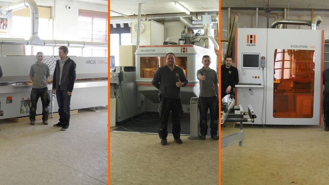 Positive Erfahrungen mit Holzher aus Nürtingen - positive Referenz aus Österreich/Schweiz Holzher Referenz - CNC, Komplettbearbeitung, Kantenanleimen - positive Erfahrungen mit Holz-her Maschinen