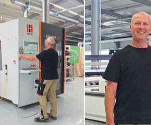 Schreinerei Gesa mit dem vertikalen CNC-Bearbeitungszentrum HOLZHER EVOLUTION 7405