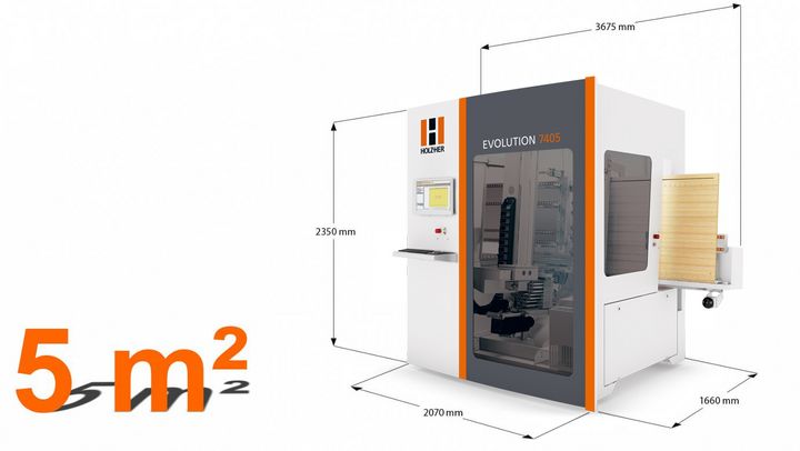 Das vertikale CNC-Bearbeitungszentrum – auf weniger als 5 Quadratmetern