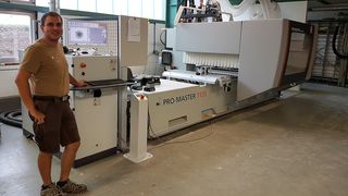 Gute Erfahrungen mit HOLZ-HER CNC Maschine PROMASTER 7125 und Kantenanleimmaschine Auriga 1308