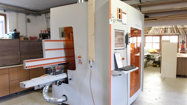 Positive Erfahrungen mit Holzher Maschinen: CNC Komplettbearbeitung mit der Evolution 7405 Referenz Holzher Maschine CNC Evolution 7405