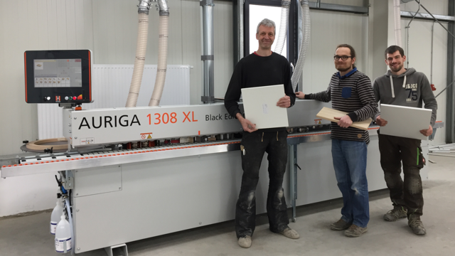 Referenzkunde Marten mit der Kantenanleimmaschine AURIGA 1308XL