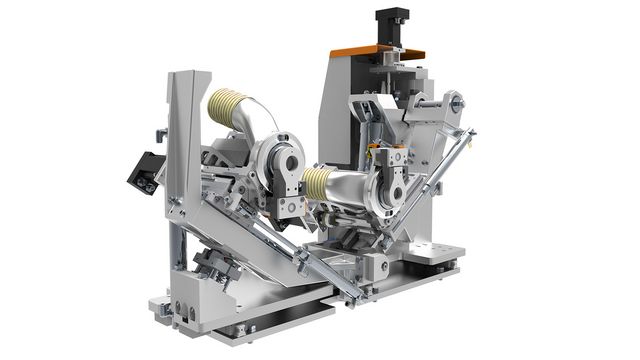 Automatischer Pendeltaster kopiert stirnseitig ohne Materialüberstand Automatischer Pendeltaster kopiert stirnseitig ohne Materialüberstand